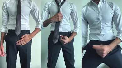 Zaid se caresse et libère une "abondance" de sperme