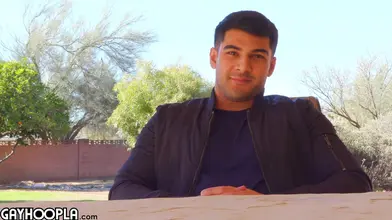 Persian Stud Bruno Martin Jerks Off