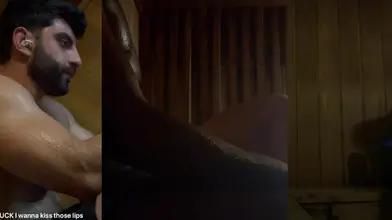 Cruising torride au sauna avec un Arabe musclé canon