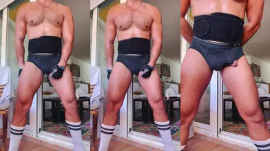 Excité pendant l'entraînement