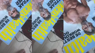 Beau gosse marocain montre sa couverture Men's Health torse nu