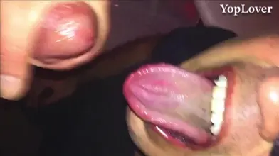 Semence d’Arabe Hétéro directe sur ma langue
